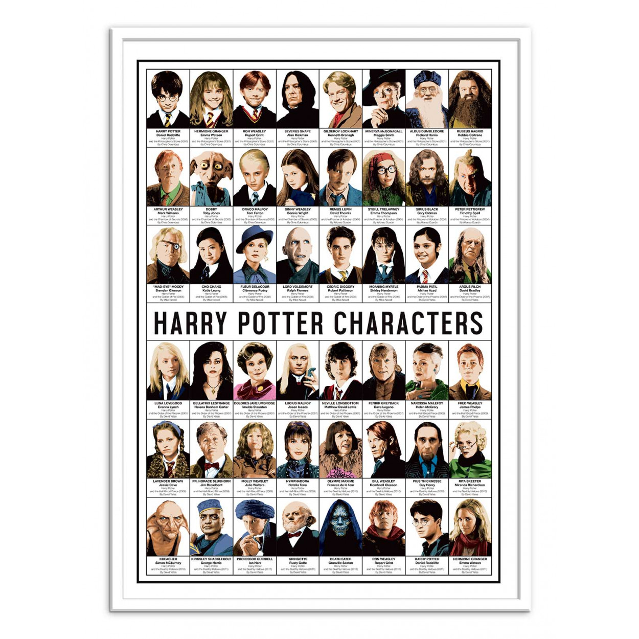 Poster lot of 3 Harry Potter -42 x 30 cm