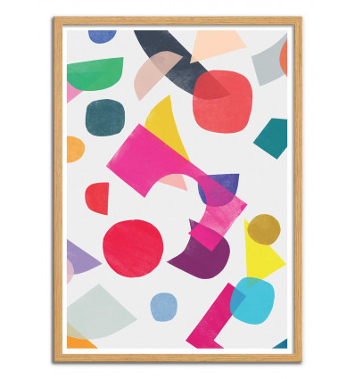 Art-Poster Abstract - Colored Toys Version 2, by Garima Dhawan